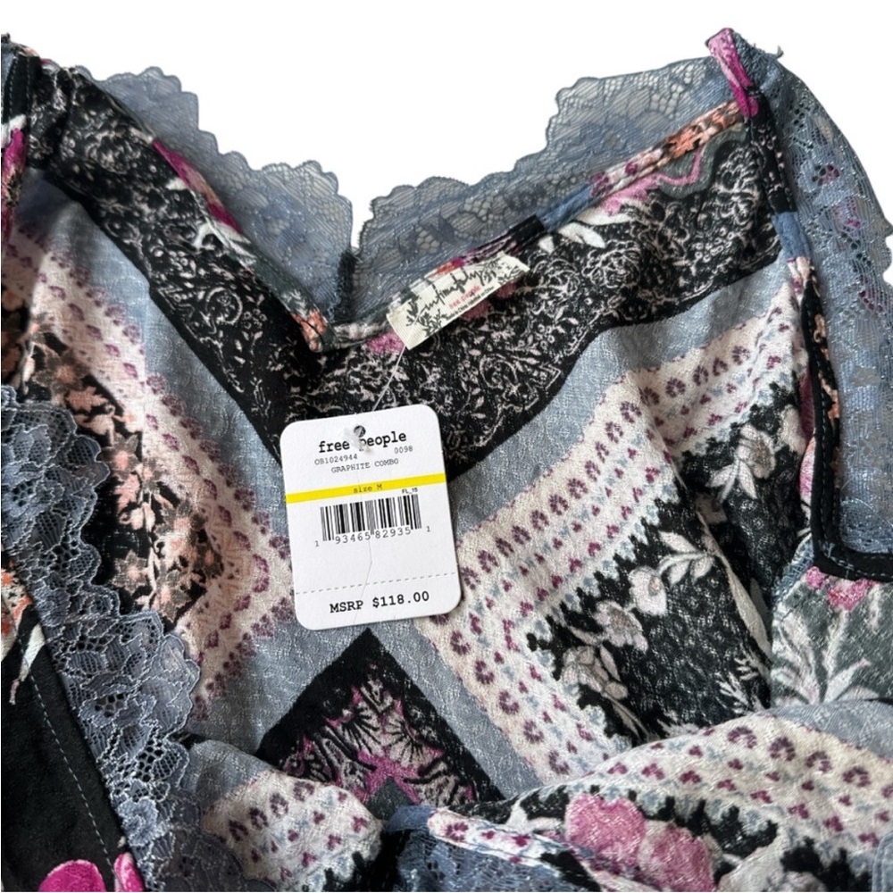 Free People Intimately Stevie lace print maxi slip dress - Picture 7 of 9